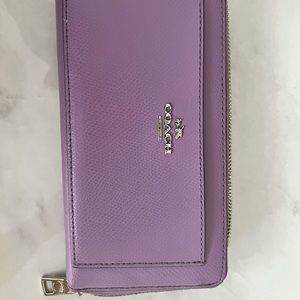 Purple Coach wallet